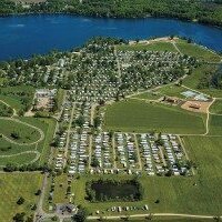 High altitude view of Greenwood Acres Campground, Jackson, MI